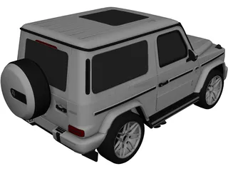 Mercedes-Benz G63 Coupe (2019) 3D Model