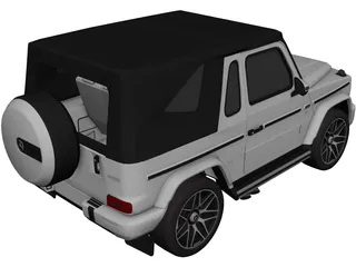 Mercedes-Benz G63 464 Cabrio (2019) 3D Model