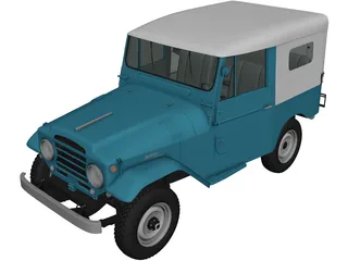 Toyota Land Cruiser [J20] (1958) 3D Model