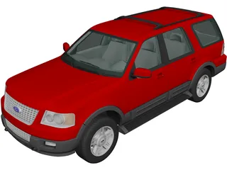 Ford Expedition (2003) 3D Model