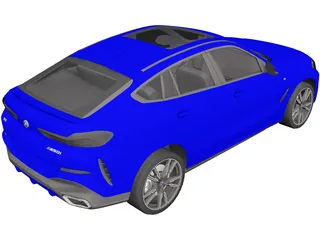 BMW X6 M50i (2020) 3D Model