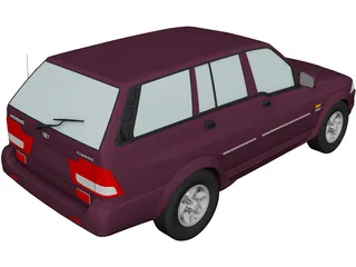 Daewoo Musso 3D Model