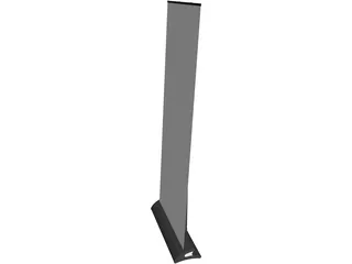 Stand Roll Up 3D Model