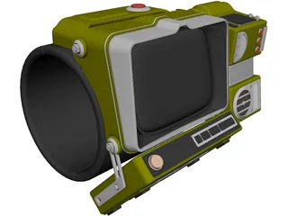 Pip-Boy 2000 3D Model
