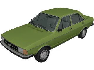 Audi 80 GLS (1976) 3D Model