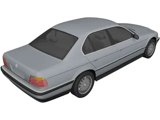 BMW 7-series [E38] (1994) 3D Model 3D Preview