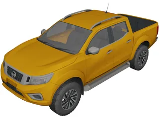 Nissan Frontier/Navara (2019) 3D Model