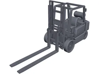 Forklift CAD 3D Model