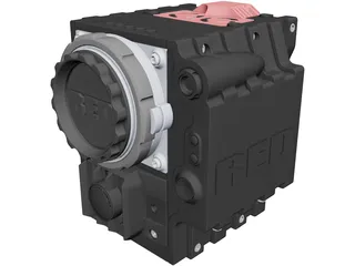 Red Epic Dragon 6K Camera CAD 3D Model