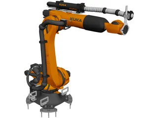 KUKA Quantec KR-120 R2700-2 3D Model