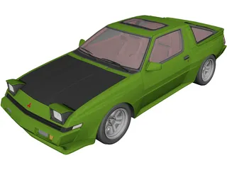 Mitsubishi Starion (1988) 3D Model