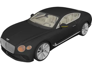 Bentley Continental GT (2019) 3D Model