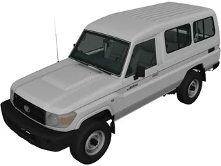 Toyota Land Cruiser (2010) 3D Model 3D Preview