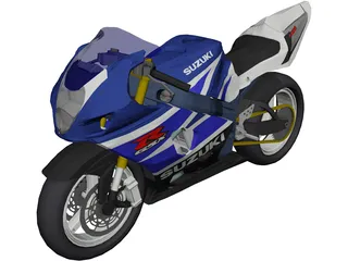 Suzuki GSX-R 1000 (2003) 3D Model 3D Preview