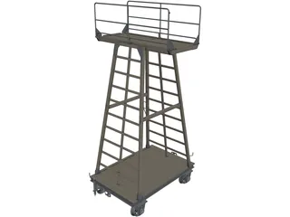 Tower Car 3D Model