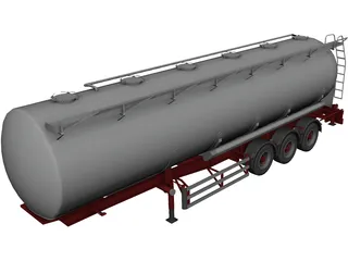 LAG Bulktrailer 3D Model