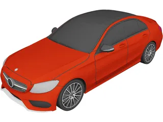 Mercedes-Benz C43 AMG 3D Model