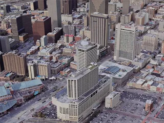 New Orleans City Downtown, USA (2019) 3D Model