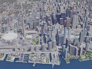 Toronto City, ON, Canada (2019) 3D Model