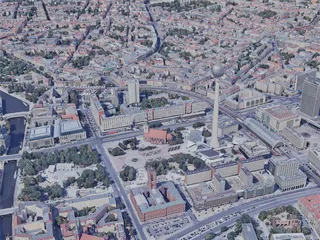 Berlin City, Germany (2019) 3D Model