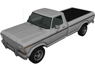 Ford F150 (1978) 3D Model