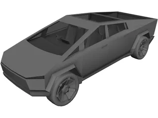 Tesla Cybertruck (2019) 3D Model