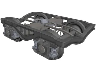 Y-25 Bogie CAD 3D Model