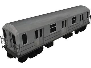 Subway Car 3D Model