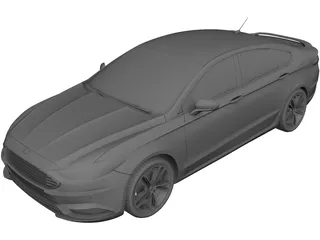 Ford Fusion Titanium (2018) 3D Model