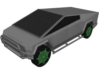 Tesla Cybertruck CAD 3D Model