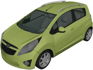 Chevrolet Beat (2010) 3D Model