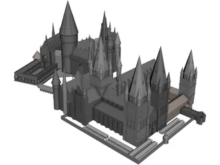 Hogwarts 3D Model