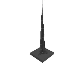 Burj Khalifa 3D Model