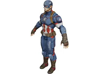 Capitan America Age of Ultron 3D Model