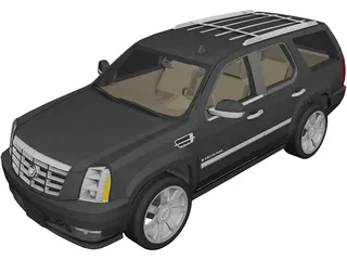 Cadillac Escalade (2008) 3D Model
