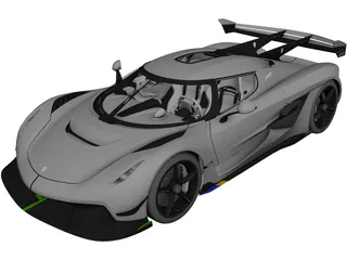 Koenigsegg Jesko (2020) 3D Model