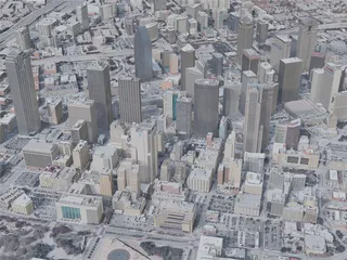 Dallas City, TX, USA (2019) 3D Model