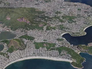 Rio de Janeiro City, Brazil (2019) 3D Model