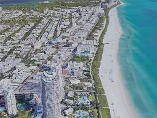 Miami Beach, FL, USA (2019) 3D Model