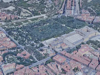 Madrid City, Spain (2019) 3D Model