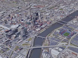 Nashville City, TN, USA (2019) 3D Model