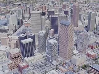 Denver City, CO, USA (2019) 3D Model