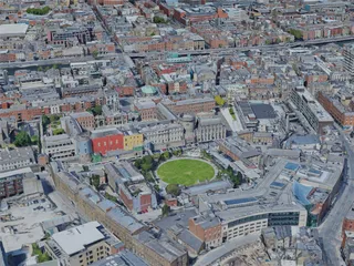 Dublin City, Ireland (2019) 3D Model