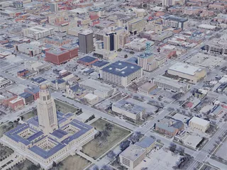 Lincoln City, NE, USA (2019) 3D Model