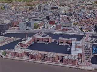 Liverpool City, UK (2019) 3D Model