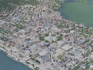 Madison City, WI, USA (2019) 3D Model