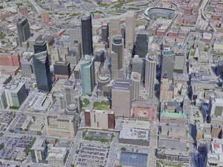 Minneapolis City, MN, USA (2019) 3D Model