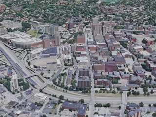 Providence City, RI, USA (2019) 3D Model