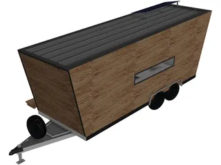 Pixani Caravan 3D Model 3D Preview