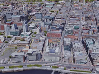 Glasgow City, UK (2019) 3D Model